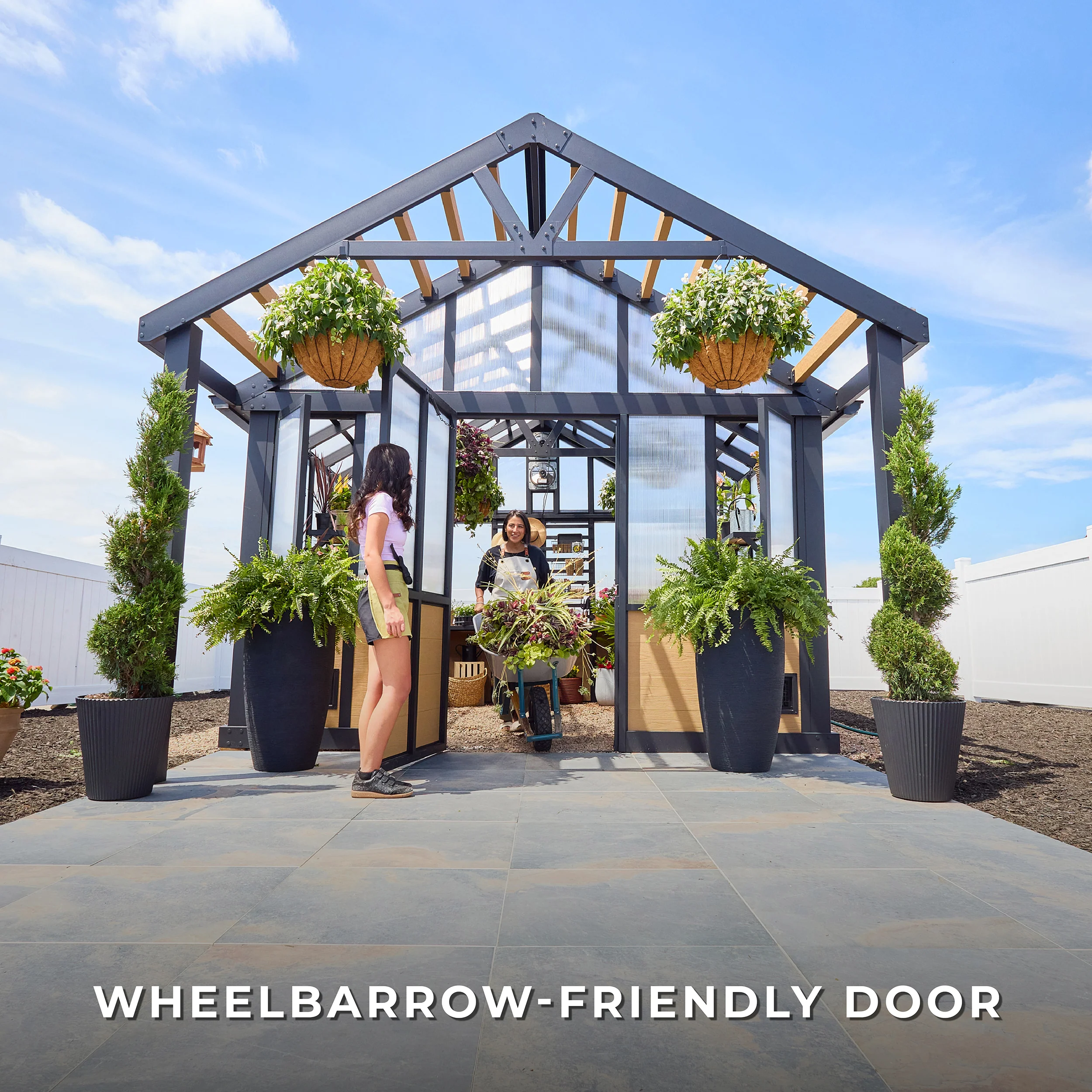 14 X 12 Larkspur Metal Greenhouse - Image 11