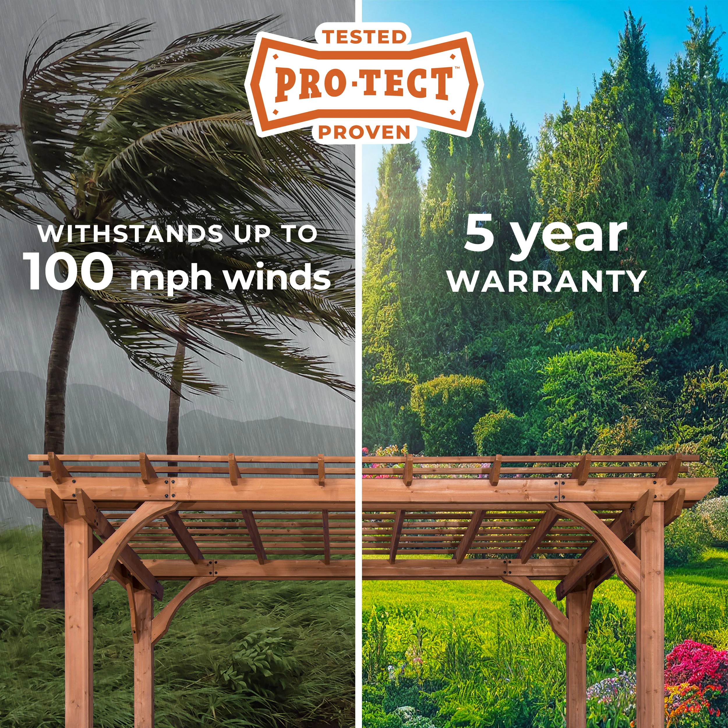 20x12 Beaumont Pergola - Image 3