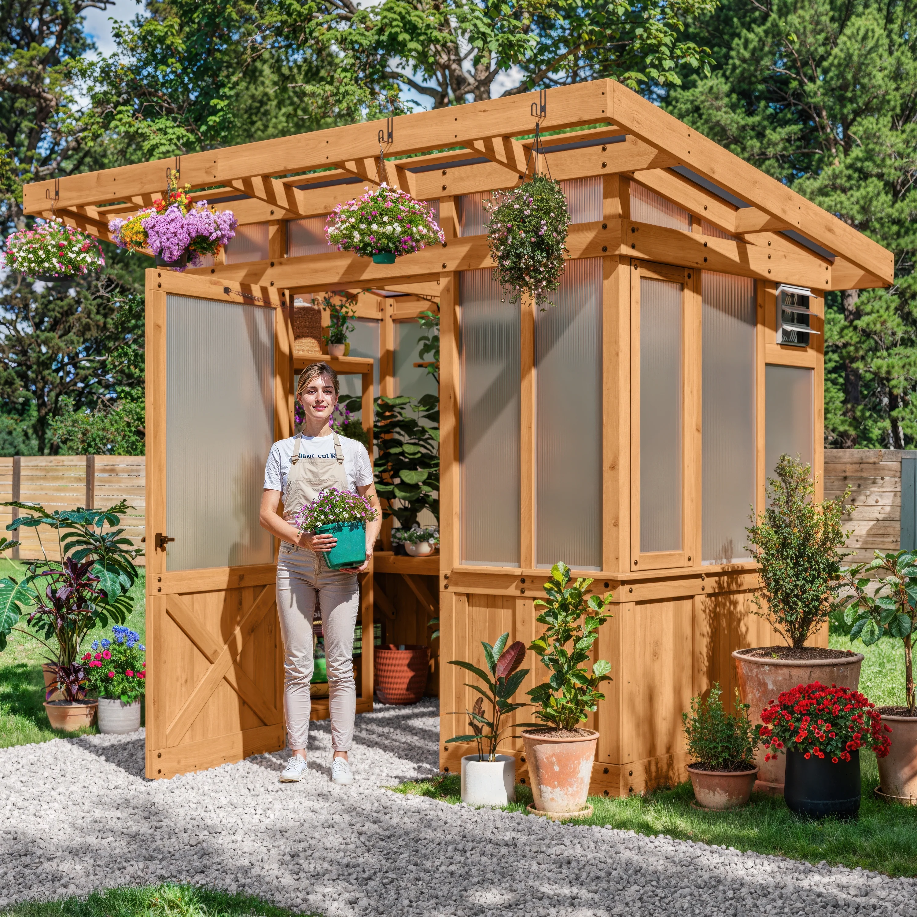 9x6 Poppy Greenhouse - Image 11