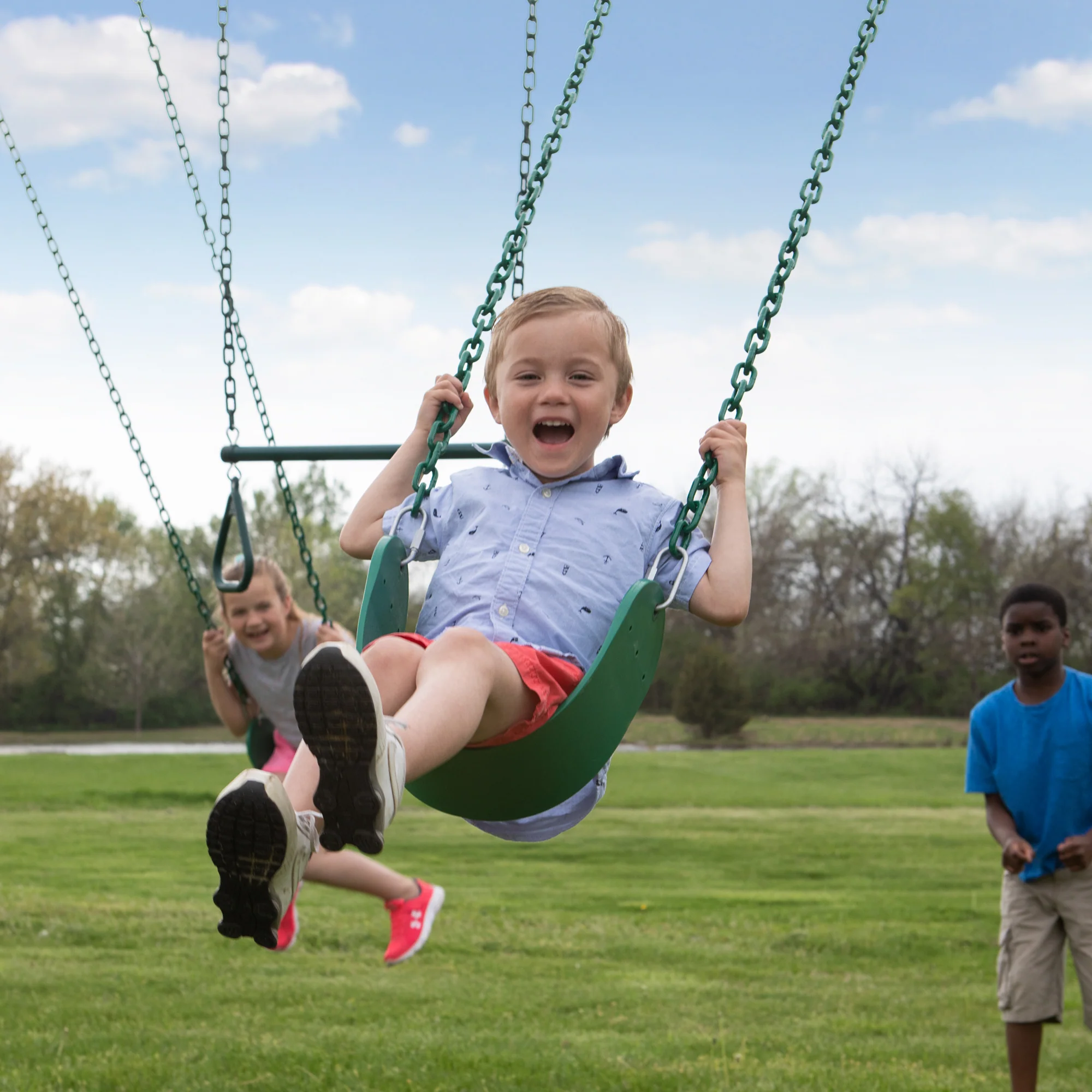 Big Brutus Heavy-Duty Metal A-Frame Swing Set - Image 3