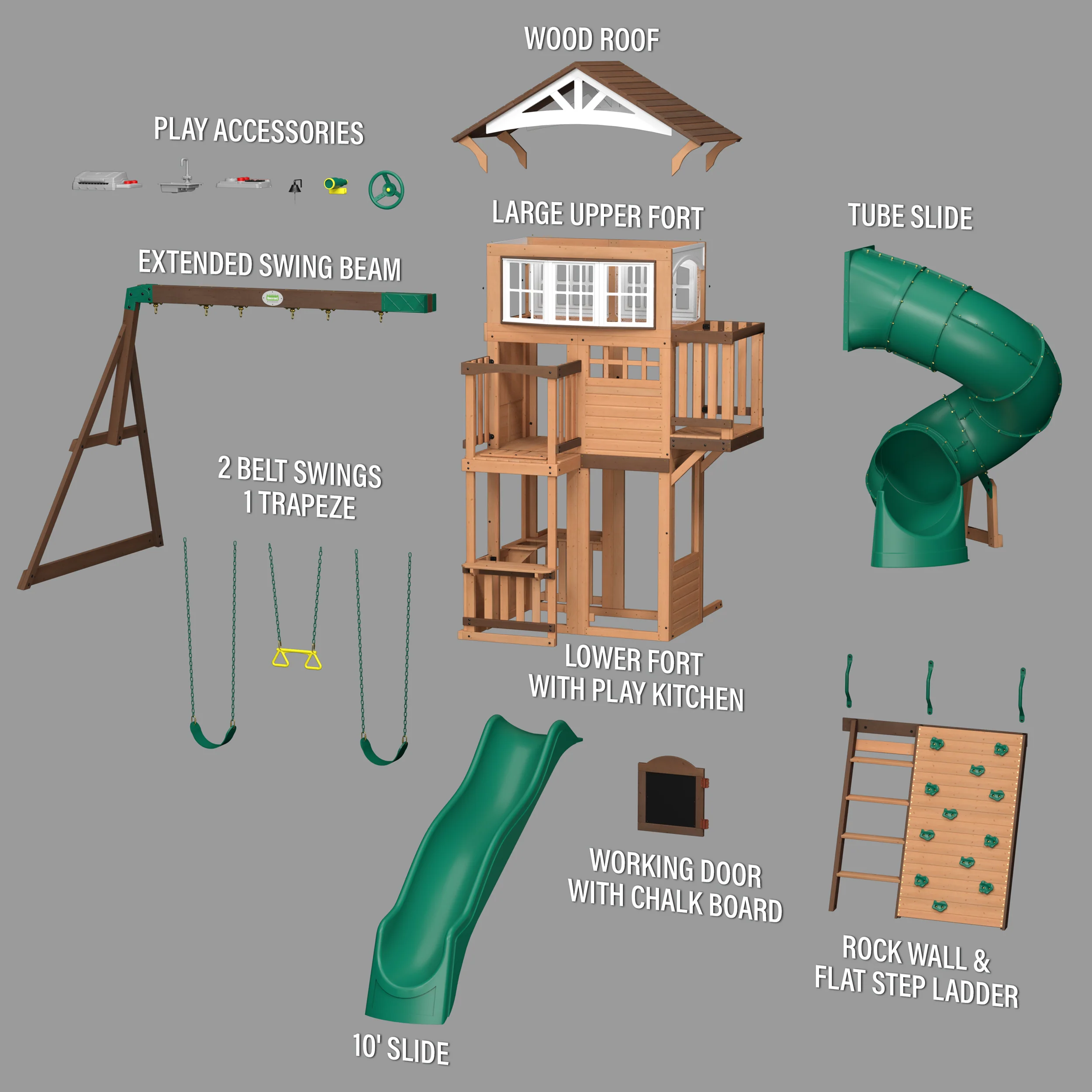 Bristol Point Swing Set - Image 13