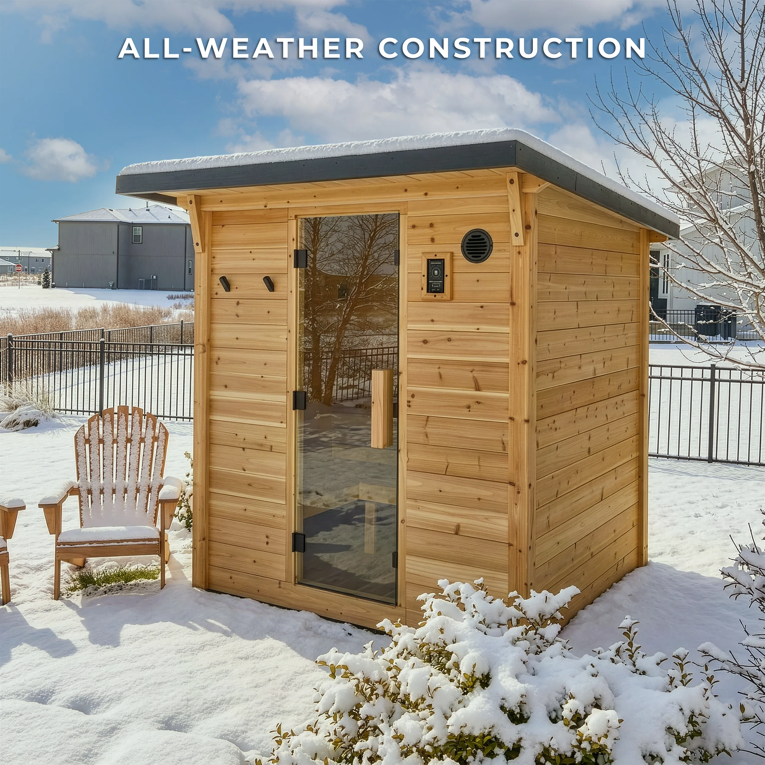 Henley Outdoor Cabin Sauna – 4-6 Person - Image 6