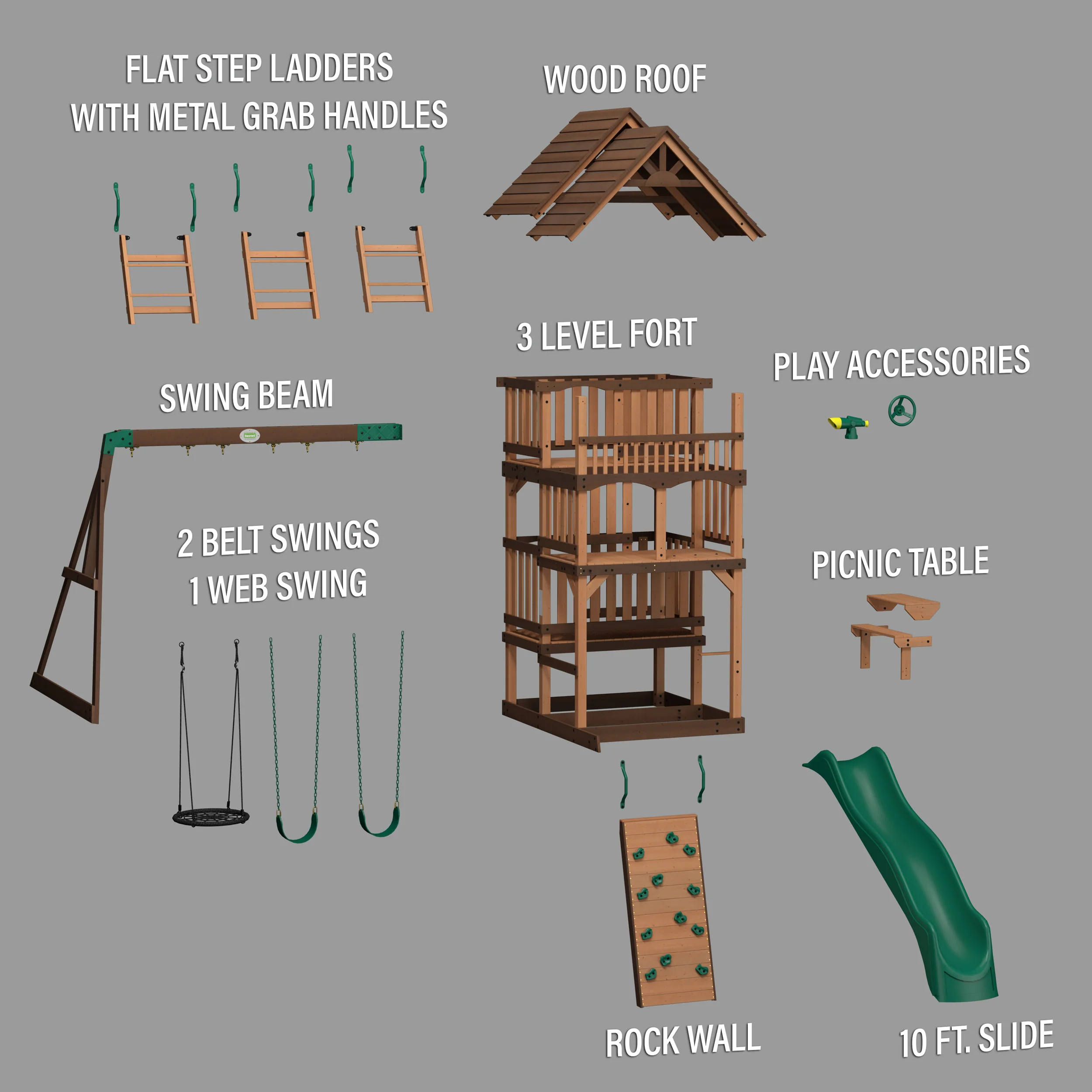 Highlander Swing Set - Image 23