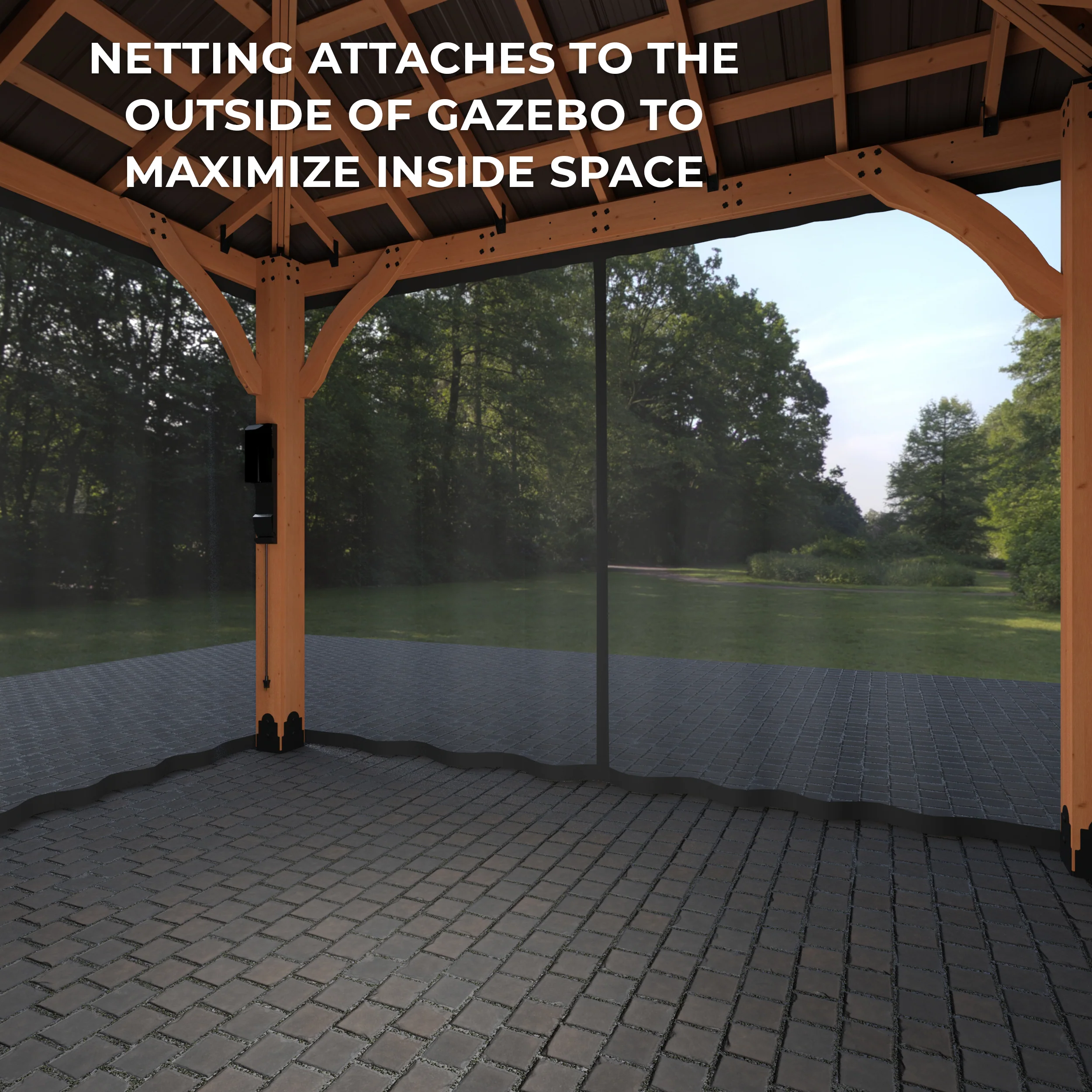 Mosquito Netting Kit-Arcadia Gazebos - Image 4