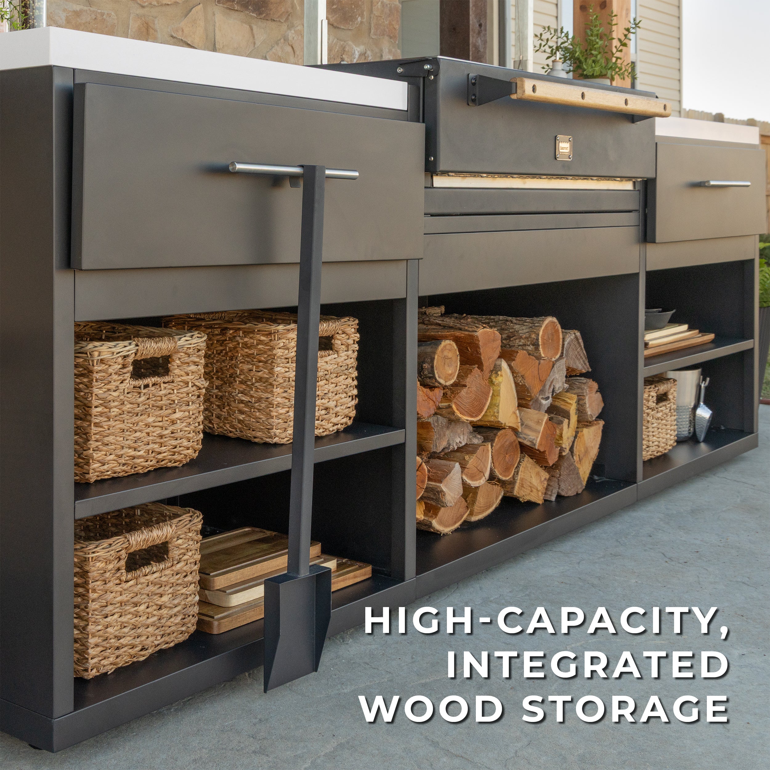 Timber Rock Outdoor Argentine Grill Cook Station - Image 11