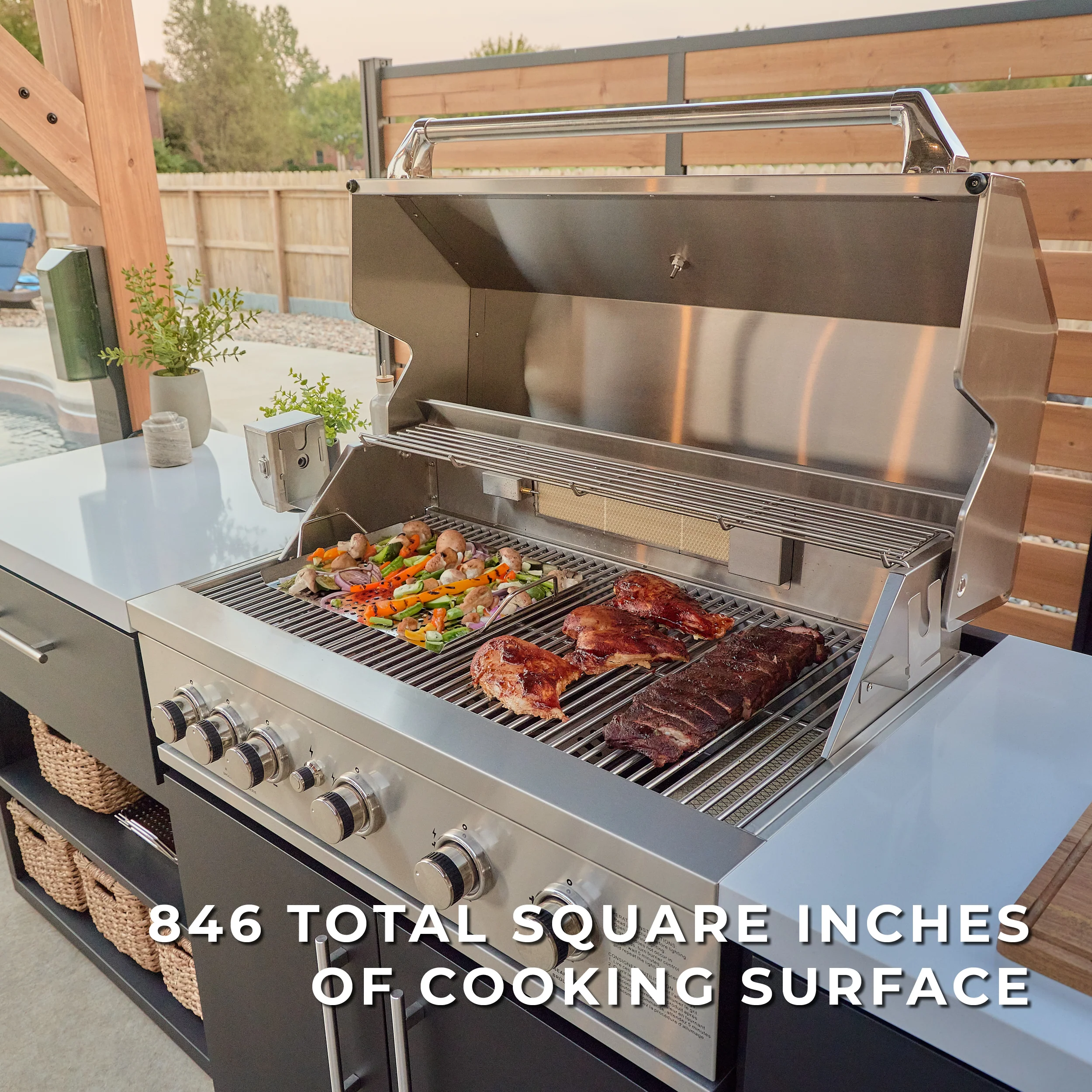 Timber Rock Outdoor Grill Cook Station - Image 5