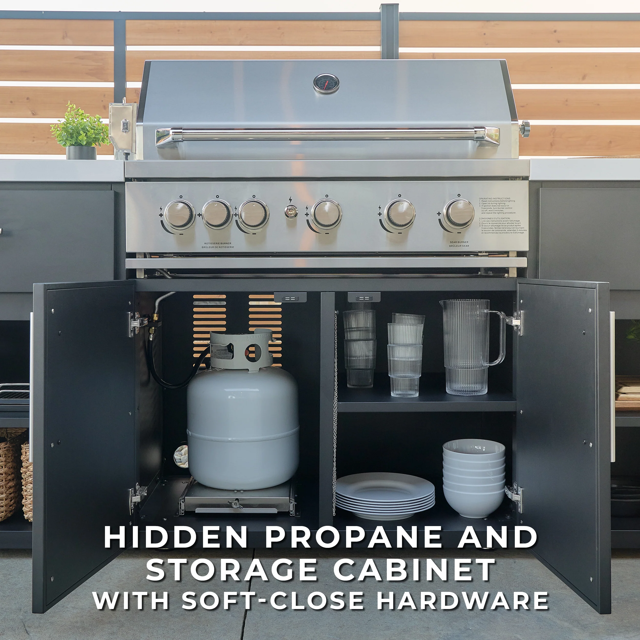 Timber Rock Outdoor Grill Cook Station - Image 8